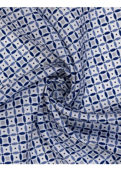 Erkek Lacivert Desenli Mendil 50317573-200
