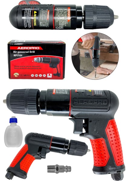 Aeropro ITL-48K Profesyonel Havalı 10MM Matkap