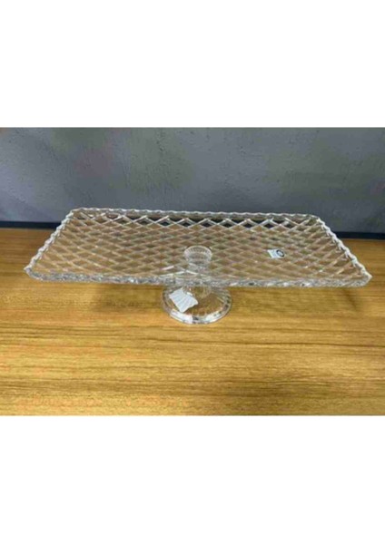 Dikdörtgen, Ayaklı Cam Sunumluk