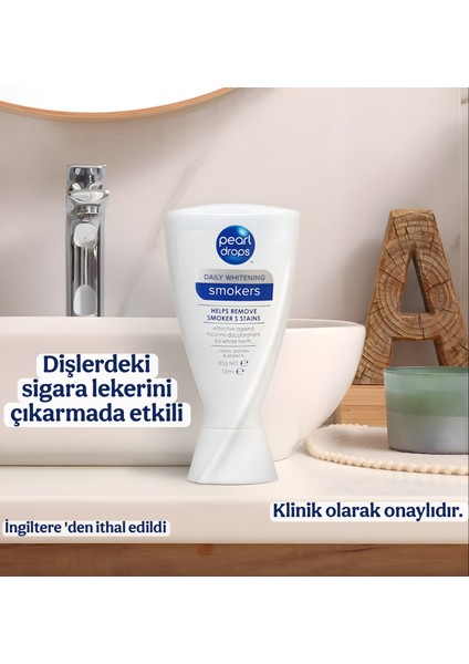 Smokers- Sigara içenler için leke çıkartıcı jel Diş Macunu 50 ml