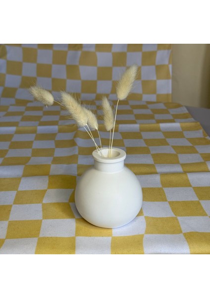 Dekoratif 3'lü Set, Lotus Mumluk, Vazo, Sunum Tabağı