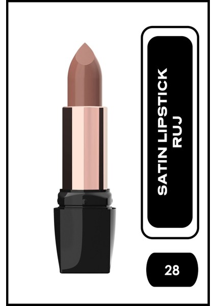 Satin Lipstick - 28 - Satin Ruj