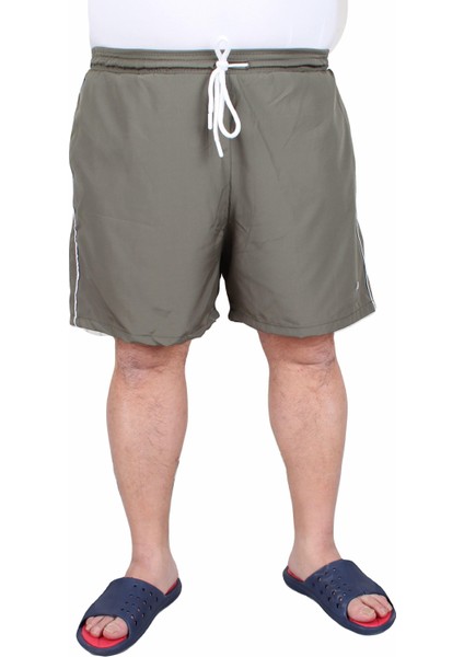 Mocgrande Büyük Beden Klasik Deniz Şortu 23677 Hakı fiyatları