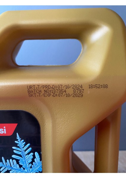 Kırmızı Renk Organik Antifriz 3 Litre (2024 Üretim)