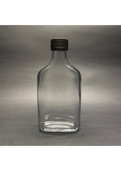 4 Adet Şeffaf Cold Brew Sızdırmaz Kapaklı Soğuk Kahve Yassı Cam Şişe 200 ml ve Çubuk Buz Kalıbı