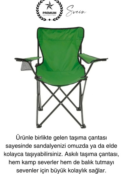 120 kg Kapasiteli Kolay Silinebilir Katlanabilen Çantalı Askılı Kamp Piknik Sandalyesi fırsatları