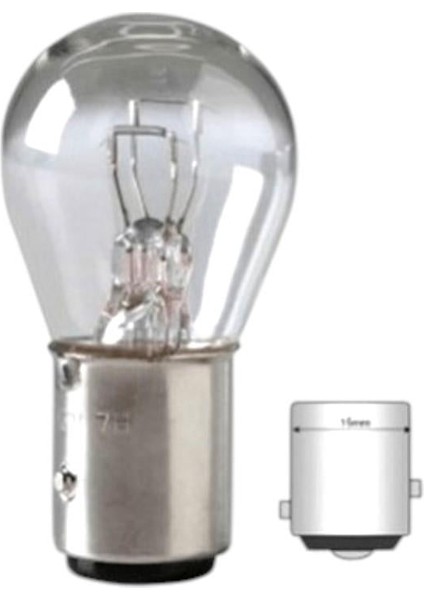Stop Ampül Tek Duy 12V 21/5W Beyaz