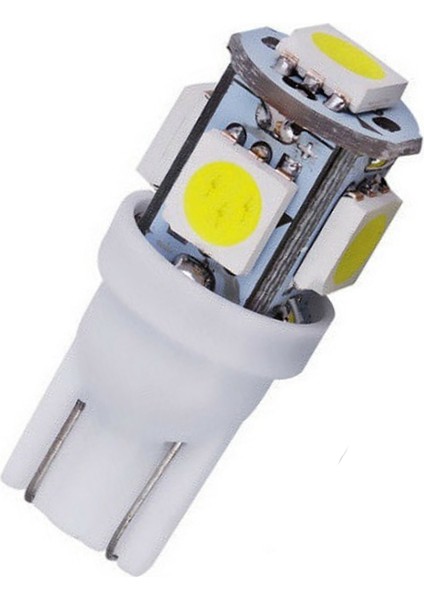 park Ampulü Dipsiz led T10 12V 5W Çakar beyaz
