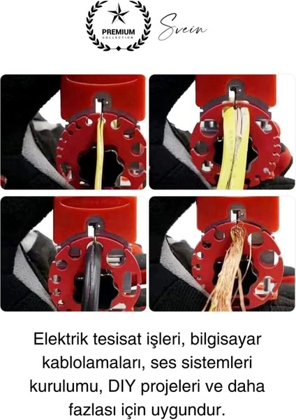 Premium Kompakt Tel Kablo Soyucu Sıyırıcı Cep Boyunda Elde Pratik Döner Koaksiyel Hafif Taşınabilir indirimleri