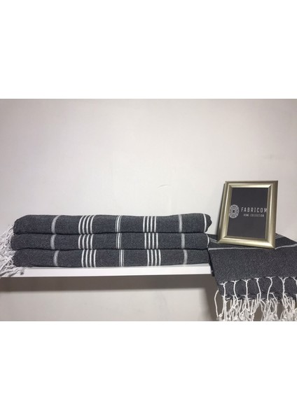 Tessera Black Peştemal Havlu