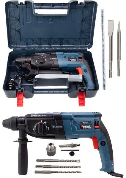 1500 Watt 2.28MM Bakır Sargılı 7.0 Joule Kablolu Kırıcı Hilti Matkap +5 Uç Hediye