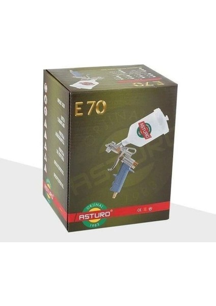 Boya Tabancası Üstten Depo 2.5mm E70