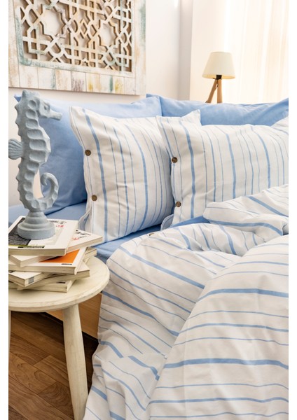 Harmony Hues İpliği Boyalı Doğal Çift Kişilik Nevresim Takımı (Çarşafı Lastikli) modelleri