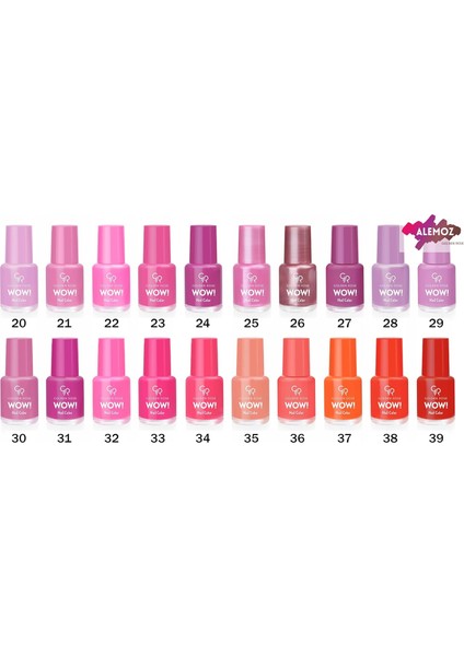 Wow Nail Color No:02 - Oje