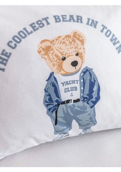 Lcw Home Karişik Ayı Teddy Baskılı %100 Pamuk Tek Kişilik Nevresim Seti