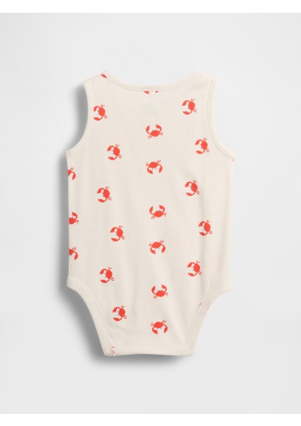 Bebek Kırık Beyaz First Favorites Cepli Kısa Kollu Bodysuit fiyatları