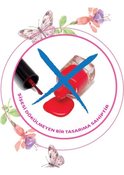 Soyulabilir Oje - Konfeti Serisi Pembe
