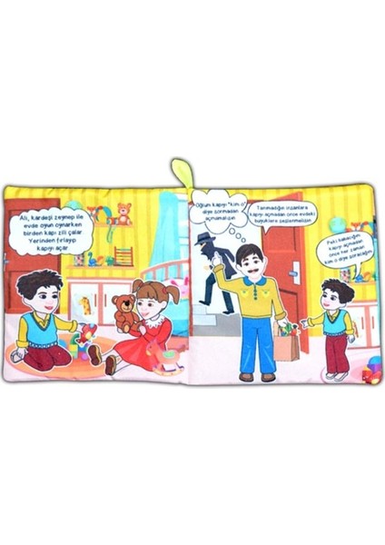 Kim O Kumaş Sessiz Kitap - Bez Kitap , Eğitici Oyuncak , Yumuşak ve Hışırtılı modelleri