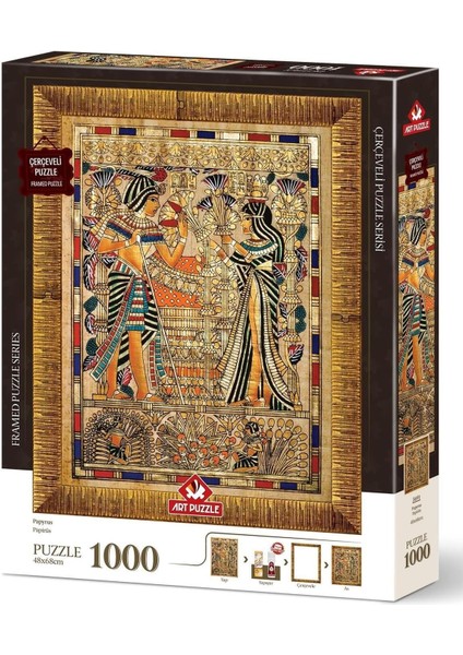 Puzzle Papirüs 1000 Parça Çerçeveli Puzzle