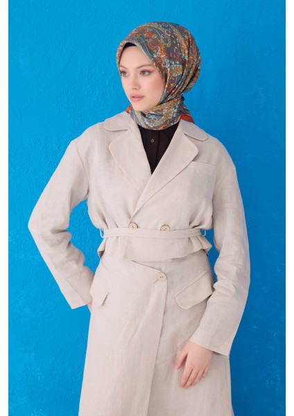 Saf Ipek Eşarp 4101D (Twill İPEK)-3983