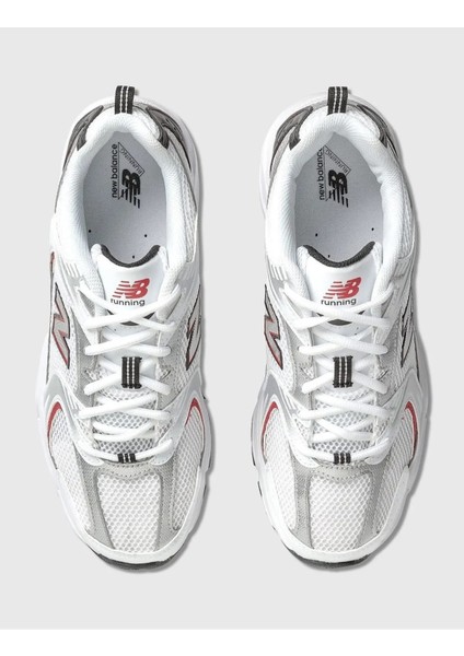 New Balance 530V2 White Silver Red - Unisex Spor Ayakkabı Sneaker MR530SA indirimleri