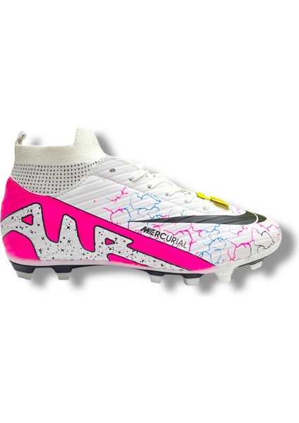 Çoraplı Krampon Beyaz Fuşya Desenli modelleri