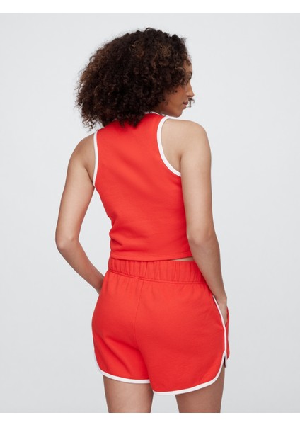 Kadın Kırmızı Pique Şort indirimleri