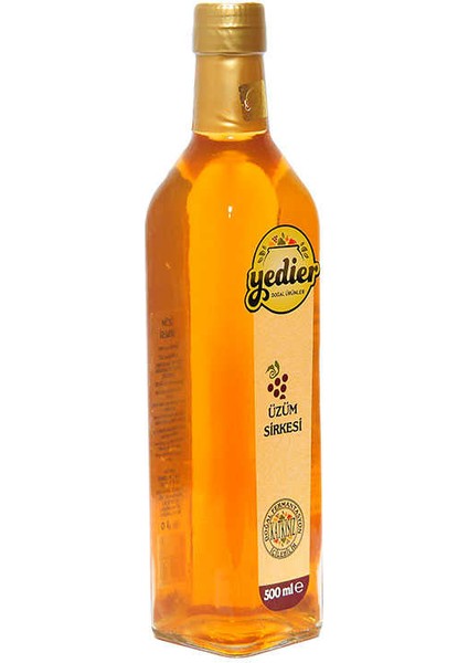 Doğal Fermantasyon Katkısız İçilebilir Üzüm Sirkesi Cam Şişe 500 ml modelleri