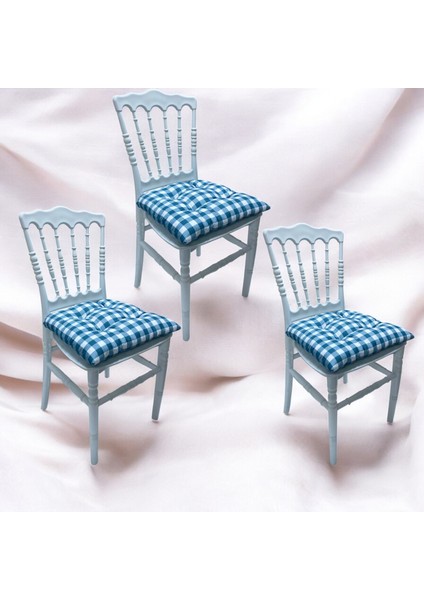 3'li Pötikare-Slikon Elyaf Dolgulu-Yıkanabilir-Sandalye Minderi-40 x 40 cm fiyatları