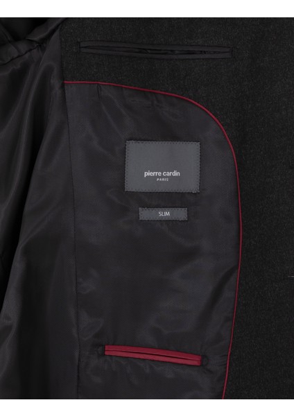 Erkek Antrasit Slim Fit Takım Elbise 50292940-VR006