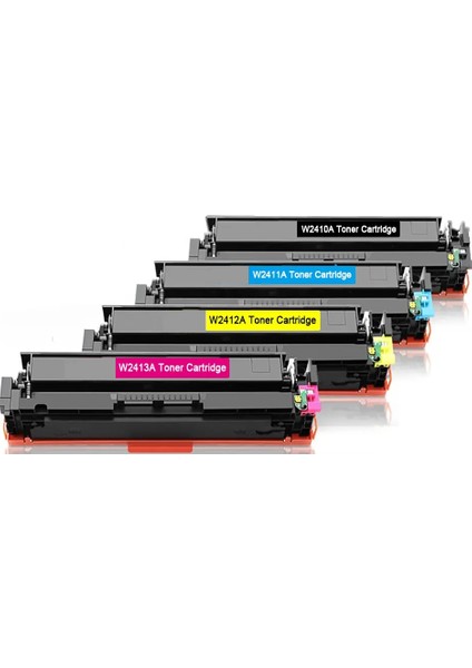 Color Laserjet Pro Mfp M182N (7KW54A) Uyumlu Çipli Muadil Toner Seti 4 Renk W2410A / 216A