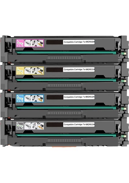 216A / Hp Color Laserjet Pro M182NW Uyumlu Çipli Muadil Toner Seti 4 Renk W2410A