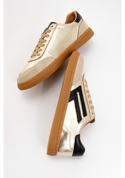 Kadın Günlük Bağcıklı Spor Ayakkabı Gerçek Deri Sandra indirimleri