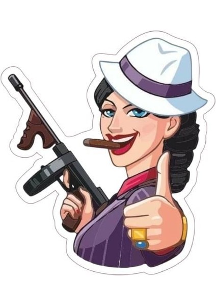75X85MM Female Gangster
