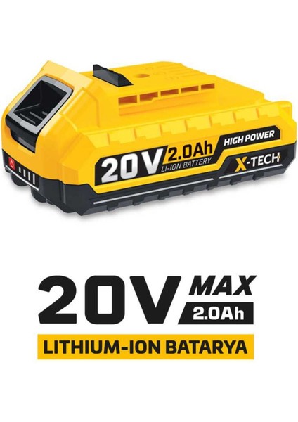 SGS5497 - 20 Volt 2 Amper Yedek Akü Batarya