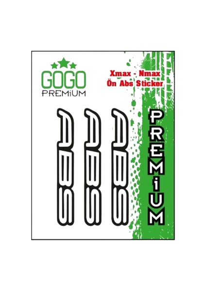 Damlasız Sticker Ön Abs Üçlü