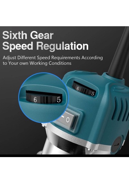 600 Watt Profesyonel Formika Traşlama Freze Makinası 6 mm Pens 2 Yıl Garantili Ürün... fırsatları