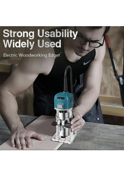 600 Watt Profesyonel Formika Traşlama Freze Makinası 6 mm Pens 2 Yıl Garantili Ürün... indirimleri