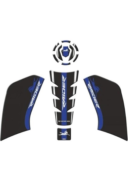 Tank Pad Set 007 Tvs Raider 125 2023-2024