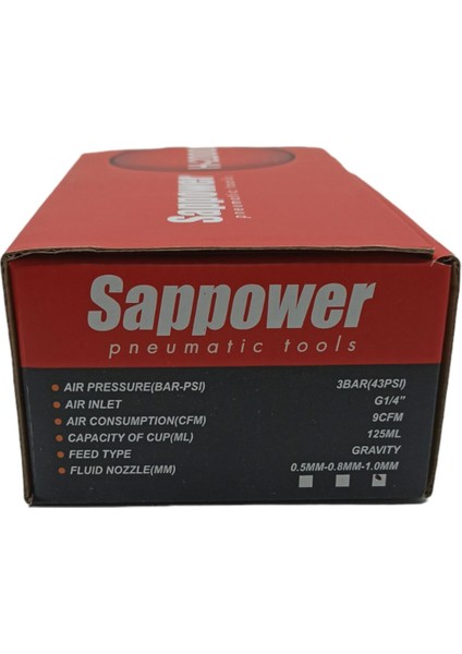 Boya Tabancası Üstten Depo 1,0 fırsatları