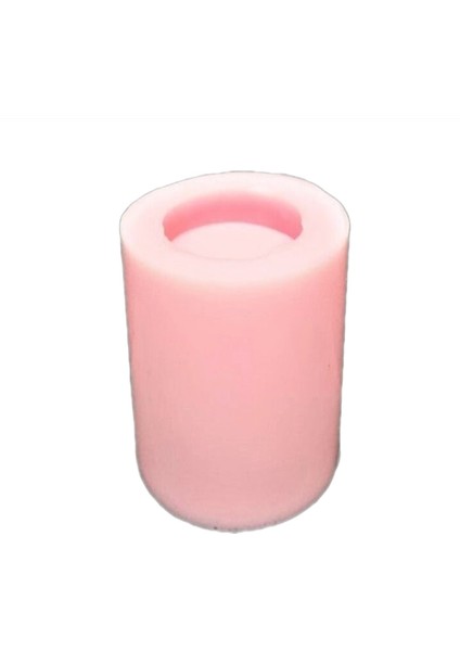 Örgü Kabartmalı Tealight Mumluk Silikon Kalıp K-352
