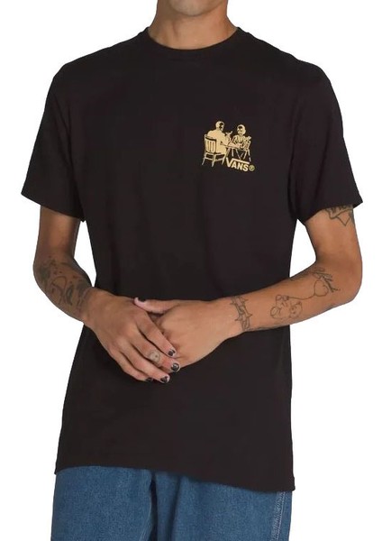 Fine Dining Ss Erkek Siyah Tshirt VN000M6BBLK1