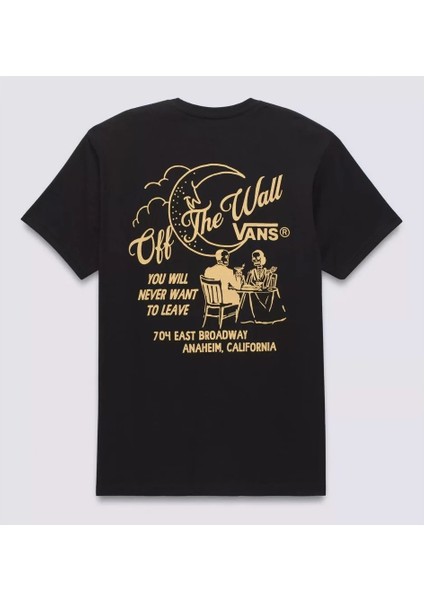 Fine Dining Ss Erkek Siyah Tshirt VN000M6BBLK1
