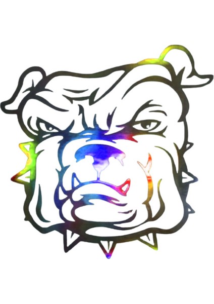 Hologram Köpek5 Model Sticker – Işık Vurunca Renk Değiştirir – Modifiye Dekarasyon Sticker Araç % Kask Uyumlu,düz ve Prüszsüz Yüzeyler Için(Meristeed)