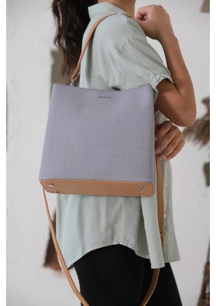 Kadın Baskı Desenli Su Geçirmez 2 Askılı 4 Gözlü El ve Omuz Çantası 344005MH fiyatları