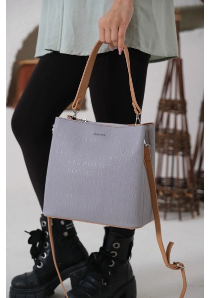 Kadın Baskı Desenli Su Geçirmez 2 Askılı 4 Gözlü El ve Omuz Çantası 344005MH modelleri