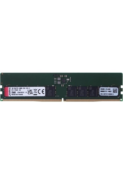 16 GB Kıngston DDR54800MHZ Dımm CL40 1rx8 1.1V KTD-PE548E-16G