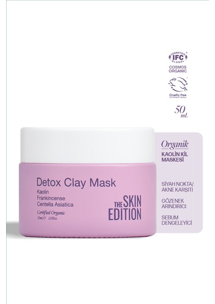 Organik Kaolin Kil Maskesi 50 ml