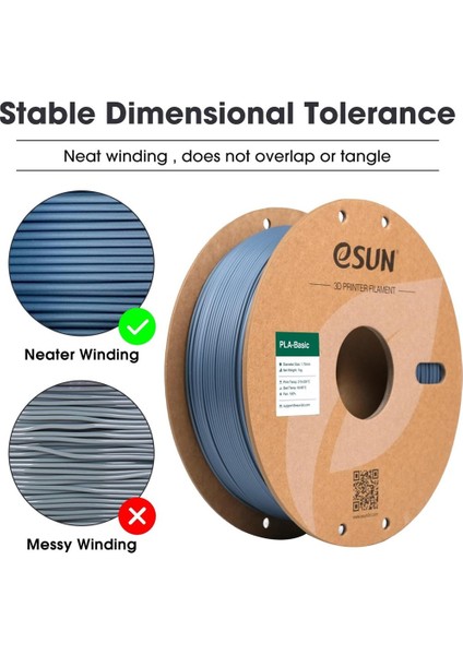 Basic Pla Gri Filament 1,75MM 1 kg