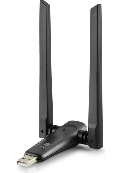 USB Wıfı Adaptor AC650 2.4ghz&5ghz RTL8811CU Wifi5 Siyah UAC23D